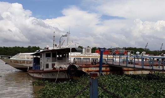 Sau khi cầu Tân Vũ - Lạch Huyện chính thức thông xe, bến tàu khách Bến Bính cũng trở nên vắng khách hơn - Ảnh TN