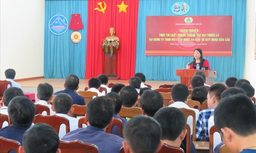 Nhiều hoạt động chăm lo đến đời sống của NLĐ được Công đoàn Đắk Lắk tổ chức trong nhiệm kỳ vừa qua. Ảnh: P.V
