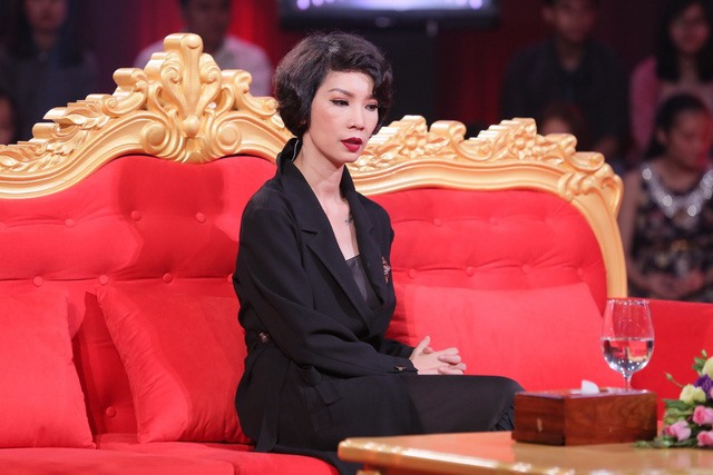 Siêu mẫu Xuân Lan trải lòng về những sóng gió trong chuyện tình cảm tại chương trình Sau ánh hào quang. Ảnh: BTC