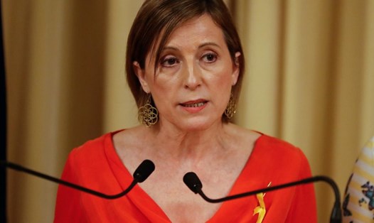 Cựu Chủ tịch nghị viện Catalonia Carme Forcadell. Ảnh: Reuters