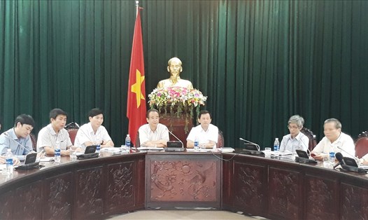 Bí thư Tỉnh ủy Gia Lai - Dương Văn Trang (thứ 6, từ trái qua) mong muốn báo chí song hành, xây dựng tỉnh phát triển. Ảnh Đình Văn.