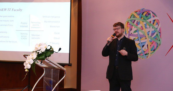 Ông David Lyford-Smith – chuyên gia công nghệ, Viện Kế toán Công chứng Anh và xứ Wales tại Việt Nam. Ảnh: BTC
