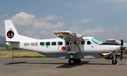 Máy bay hạng nhẹ Cessna Caravan bị rơi ở Tanzania. Ảnh: CNA