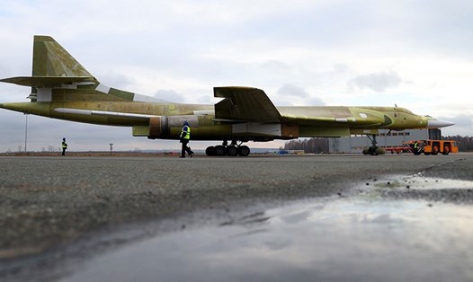 Máy bay Tu-160M2. Ảnh: Sputnik