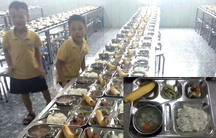 PHHS phản ánh suất ăn của học sinh không đảm bảo chất lượng - ảnh PHHS cung cấp