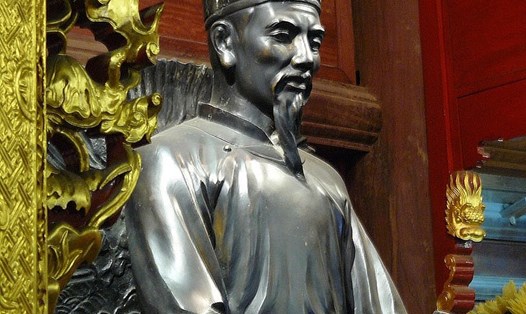 Tượng Chu Văn An (nguồn: Wikimedia).