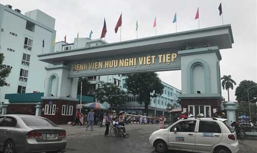 Sự việc xảy ra tại khu vực trông xe của BV Hữu nghị Việt Tiệp. 