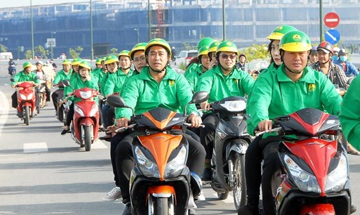 Từ ngày 20.11, Mai Linh chính thức triển khai dịch vụ Mai Linh Bike.  Ảnh: M.L