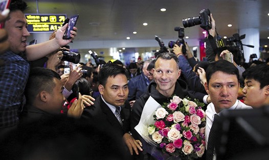 Ryan Giggs đến Việt Nam và chính thức nhậm chức Giám đốc Trung tâm PVF. Ảnh: HD