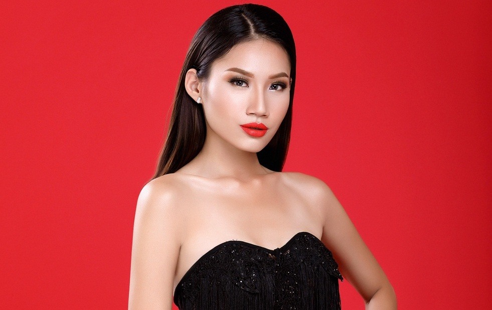 Quỳnh Như sẵn sàng cho đêm chung kết. Ảnh: T.L