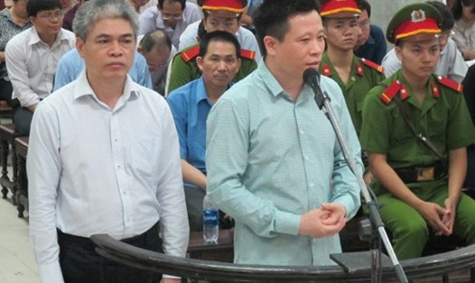 Xét xử sơ thẩm vụ Hà Văn Thắm và Nguyễn Xuân Sơn. Ảnh: A.C