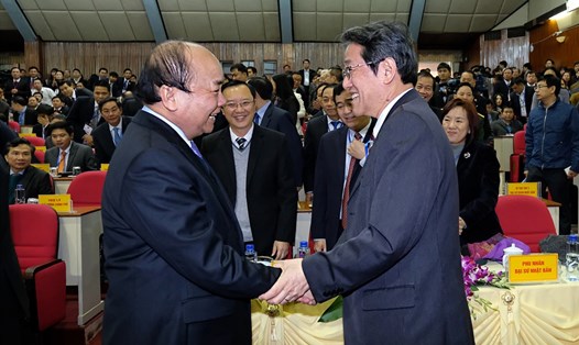 Thủ tướng Nguyễn Xuân Phúc và các đại biểu dự Hội nghị - Ảnh: VGP