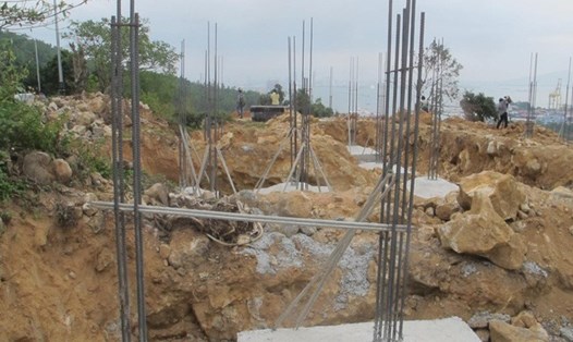 40 móng biệt thự xây dựng không phép trên bán đảo Sơn Trà.
