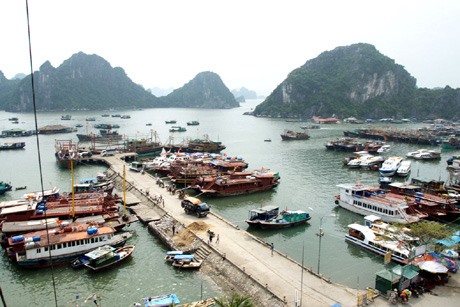 Cảng Cái Rồng, huyện Vân Đồn, tỉnh Quảng Ninh. Ảnh: A.C
