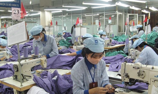 Năng suất lao động ngành dệt may đã tăng lên đáng kể trong 10 năm qua. Ảnh: PV
