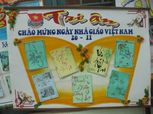 Những mẫu báo tường đẹp và độc đáo nhân ngày Nhà Giáo Việt Nam 20.11