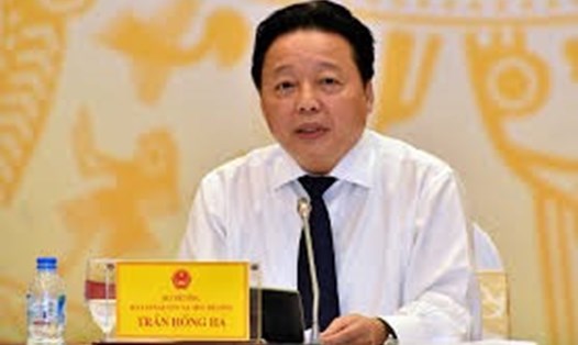 Bộ trưởng Trần Hồng Hà.