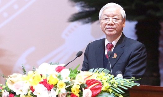 Tổng Bí thư Nguyễn Phú Trọng phát biểu tại Đại hội Đoàn toàn quốc lần thứ XI, nhiệm kỳ 2017 - 2022
