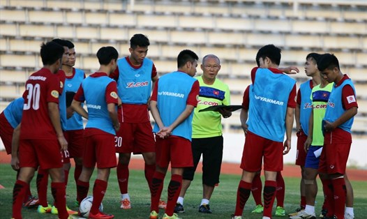 HLV Park Hang-seo sẽ tiếp tục thử nghiệm đội hình trong trận đấu quan trọng với Uzbekistan. Ảnh: VFF