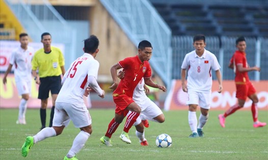 U21 Myanmar mang đội hình U19 sang Việt Nam dự giải U21 Quốc tế. Ảnh: Đ.V
