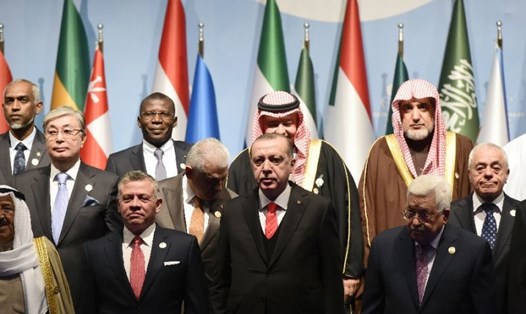 Lãnh đạo của các nước Hồi giáo tại hội nghị thượng đỉnh OIC. Ảnh: AFP