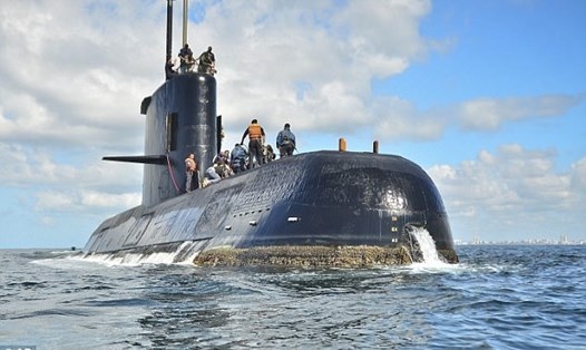 Tàu ngầm ARA San Juan mất tích. Ảnh: AP
