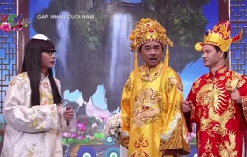 Ngọc Hoàng, Nam Tào, Bắc Đầu trong Táo quân 2017.