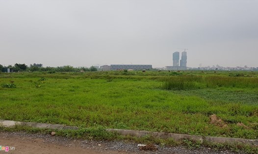 Một khu đô thị bỏ hoang tại huyện Hoài Đức, Hà Nội. Ảnh: Zing