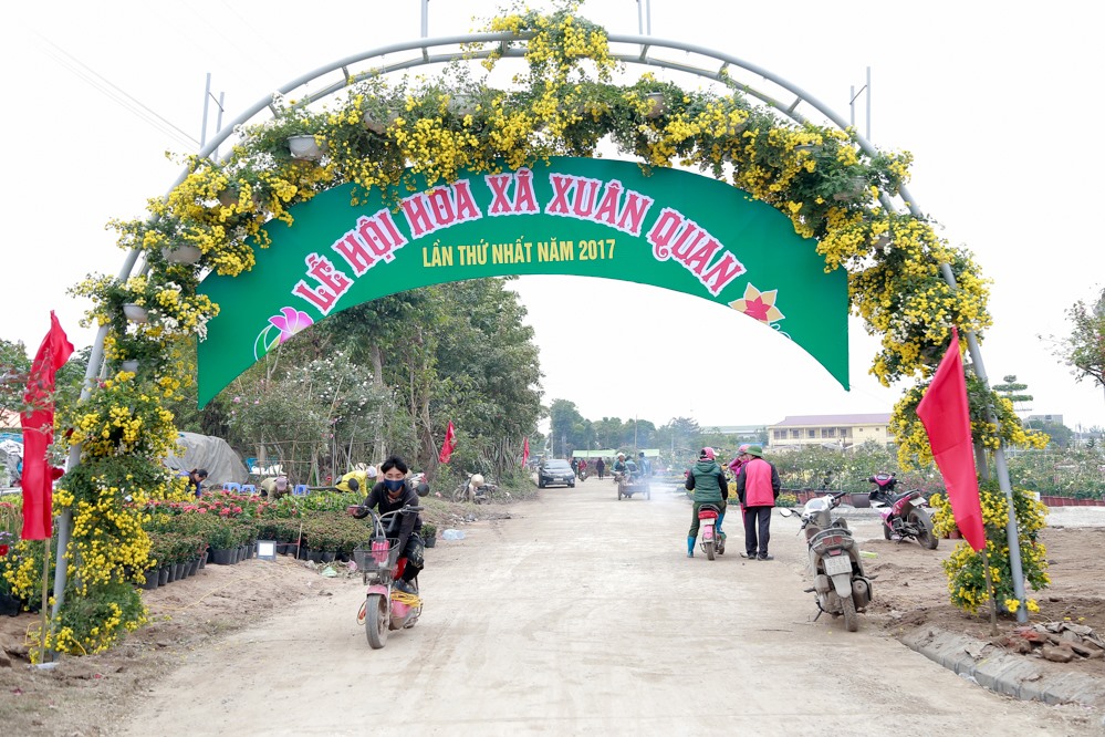 Đây là năm đầu tiên lễ hội Làng hoa lớn nhất miền Bắc tổ chức.
