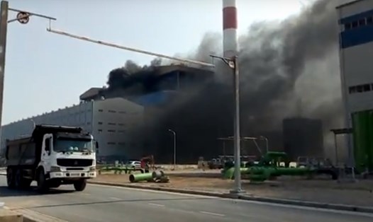 Vụ hỏa hoạn kinh hoàng xảy ra tại Nhà máy nhiệt điện Thái Bình 2. 