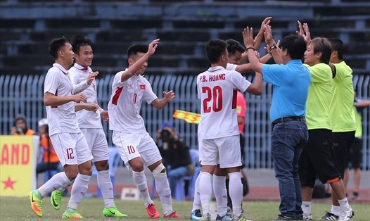 Trận hòa 3-3 giữa U19 Việt Nam và U21 Thái Lan chứng kiến một siêu phẩm đá phạt góc thành bàn của tiền đạo Trần Bảo Toàn. Ảnh: BTC