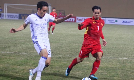 U23 Việt Nam đã để thua Ulsan Huyndai với tỉ số 2-3. Ảnh: Ảnh: Đ.H