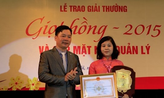 Nguyễn Thị Nhung - Chủ tịch Hội Chữ thập đỏ quận Long Biên, Hà Nội