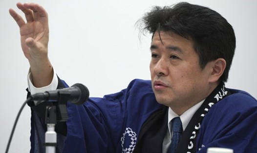 Hidemasa Nakamura, giám đốc tài chính của Ủy ban tổ chức Olympic Tokyo 2020. Ảnh: AP