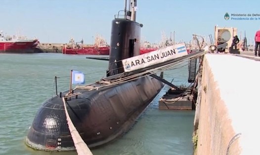 Tàu ngầm ARA San Juan. Ảnh: Sky News.