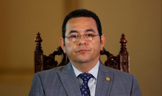 Tổng thống Guatemala Jimmy Morales. Ảnh: Reuters