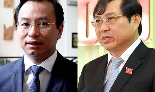 Ông Nguyễn Xuân Anh - Bí thư Thành ủy Đà Nẵng (trái) và ông Huỳnh Đức Thơ - Chủ tịch UBND TP Đà Nẵng.