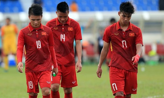 U.23 Việt Nam thất bại ở SEA Games 29 khi không vượt qua vòng bảng. Ảnh: H.A