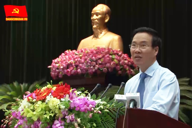 Đồng chí Võ Văn Thưởng, Ủy viên Bộ Chính trị, Bí thư Trung ương Đảng, Trưởng ban Tuyên giáo Trung ương.