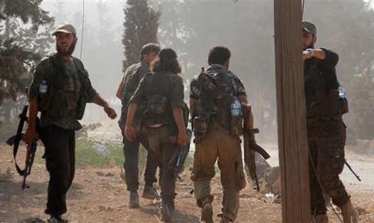 Các tay súng lực lượng Mặt trận al-Nusra. Ảnh: AFP