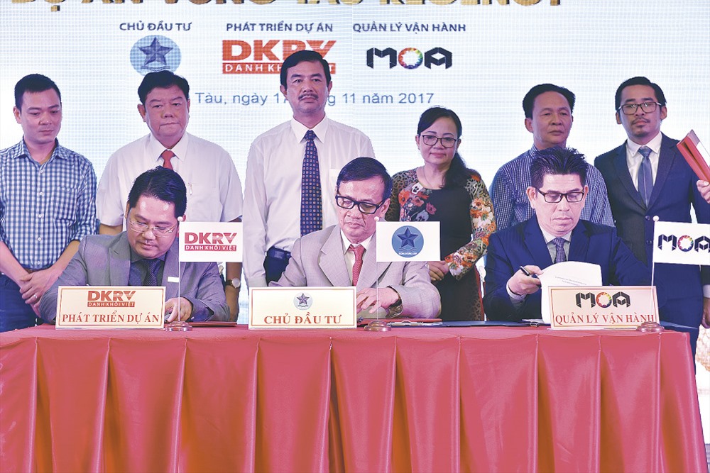 Công ty TNHH AllGreen Vượng Thành - Trùng Dương kết hợp cùng Công ty Bất động sản Danh Khôi Việt (DKRV) giới thiệu ra thị trường dự án Vũng Tàu Regency. Ảnh: G.MIÊU