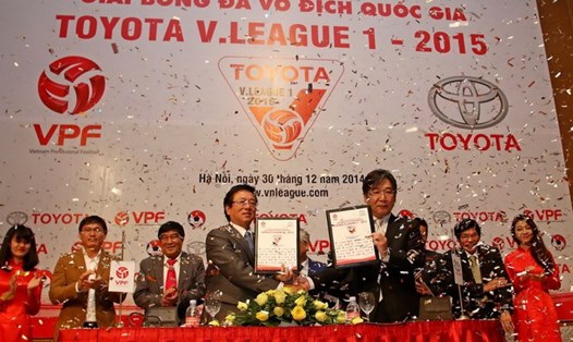 Toyota đã chia tay VPF sau 3 năm gắn bó. Ảnh: TL