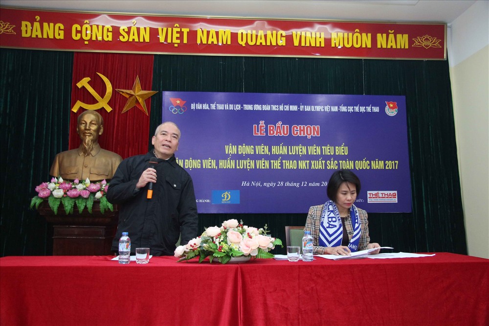 Cuộc bình chọn VĐV, HLV tiêu biểu; VĐV, HLV thể thao người khuyết tật xuất sắc toàn quốc 2017 diễn ra sáng 28.12. Ảnh: BL