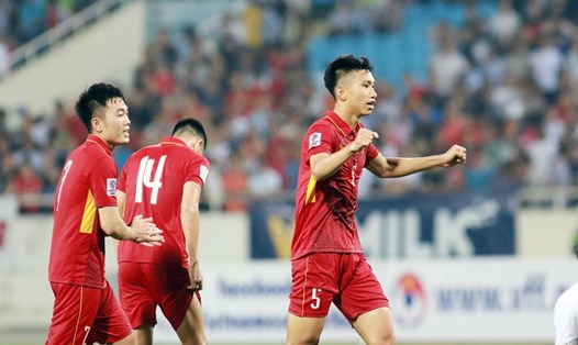ĐT Việt Nam giành vé dự VCK Asian Cup 2019 sau trận hòa 0-0 với Afghanistan. Ảnh: H.A