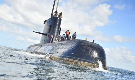Tàu ngầm Argentina mất tích ARA San Juan. Ảnh: EPA