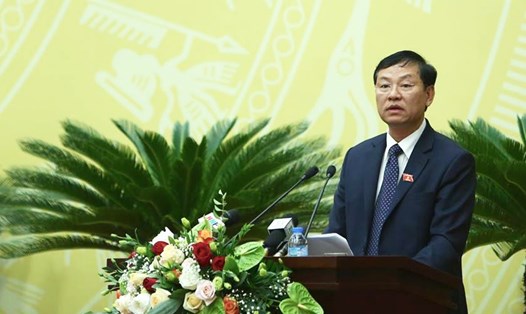 Chánh án TAND TP Nguyễn Hữu Chính. Ảnh: Hà Nội mới