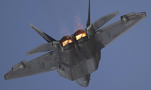Một trong số 6 tiêm kích F-22 Raptor tham gia cuộc tập trận không quân Mỹ-Hàn Quốc đã gặp sự cố kỹ thuật. Ảnh: AP