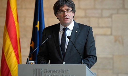 Cựu Thủ hiến Catalonia Carles Puigdemont. Ảnh: AFP/Getty