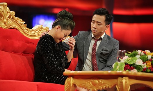 Nghệ sĩ Lê Giang trong chương trình Sau ánh hào quang. Ảnh: HTV