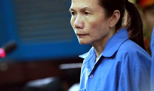 Nguyễn Thị Hoàng Oanh nhận 25 tỷ đồng nhưng chối mình không nhận hối lộ... Ảnh: Phan Hồng 